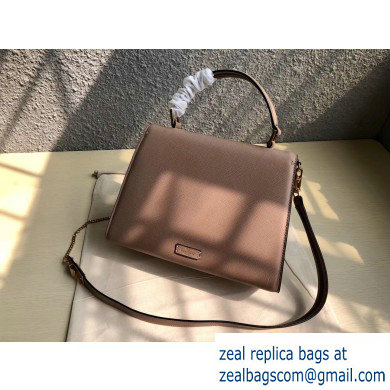 Valentino VSLING Grainy Calfskin Handbag Nude 2019