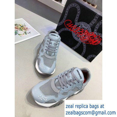 Versace Squalo Women/Men Sneakers Gray 2019