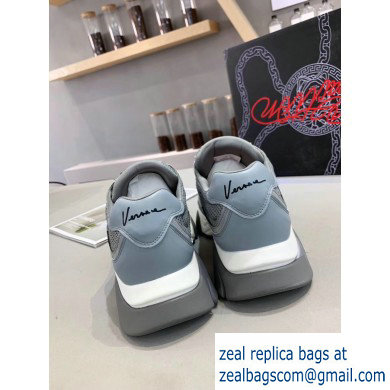 Versace Squalo Women/Men Sneakers Gray 2019 - Click Image to Close