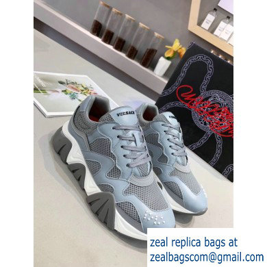 Versace Squalo Women/Men Sneakers Gray 2019