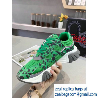 Versace Squalo Women/Men Sneakers Green 2019 - Click Image to Close