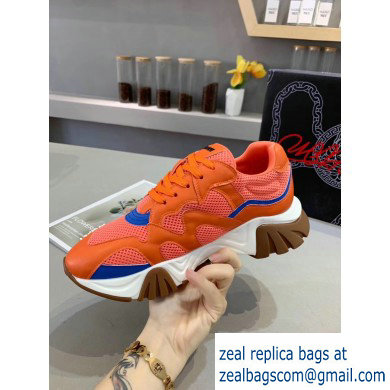 Versace Squalo Women/Men Sneakers Orange 2019 - Click Image to Close