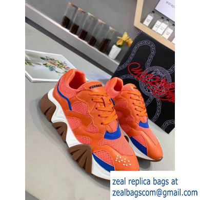 Versace Squalo Women/Men Sneakers Orange 2019 - Click Image to Close