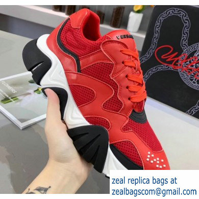 Versace Squalo Women/Men Sneakers Red 2019