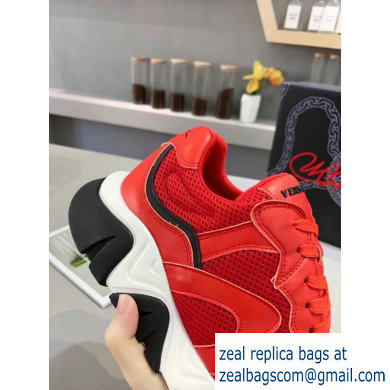 Versace Squalo Women/Men Sneakers Red 2019