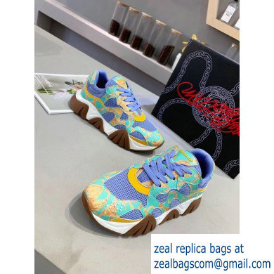 Versace Squalo Women/Men Sneakers Sky Blue 2019