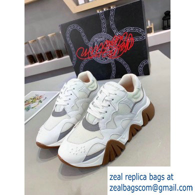 Versace Squalo Women/Men Sneakers White 2019 - Click Image to Close