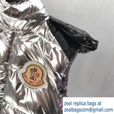 moncler silver down vest 2019 - Click Image to Close