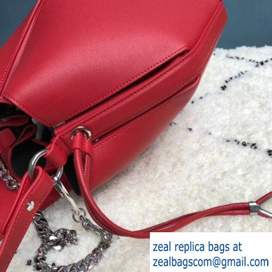 Alexander Mcqueen Calf Leather The Bucket Bag Red - Click Image to Close