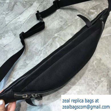 Balenciaga BB Mode Leather Belt Pack Bag Black