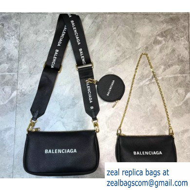 Balenciaga Crossbody Bag Set Black/Gold