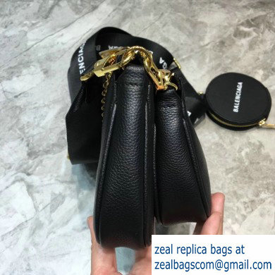 Balenciaga Crossbody Bag Set Black/Gold - Click Image to Close