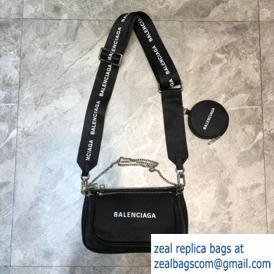 Balenciaga Crossbody Bag Set Black/Silver