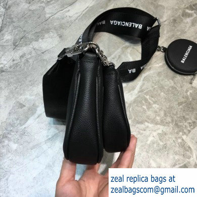 Balenciaga Crossbody Bag Set Black/Silver