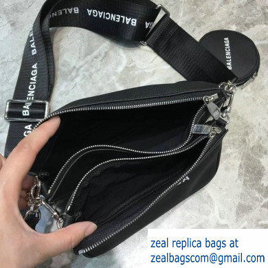 Balenciaga Crossbody Bag Set Black/Silver - Click Image to Close