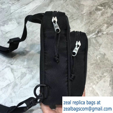 Balenciaga Explorer Crossbody Messenger Bag in Nylon Black