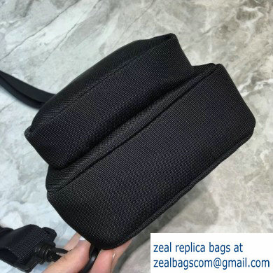 Balenciaga Explorer Crossbody Messenger Bag in Nylon Black - Click Image to Close