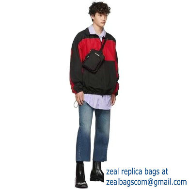 Balenciaga Explorer Crossbody Messenger Bag in Nylon Black