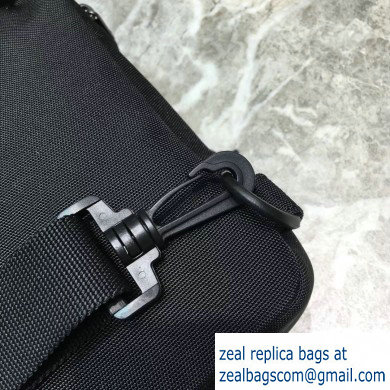 Balenciaga Explorer Crossbody Messenger Bag in Nylon Black