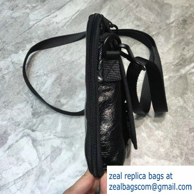 Balenciaga Explorer Crossbody Pouch Bag in Lambskin Black