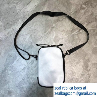 Balenciaga Explorer Crossbody Pouch Bag in Lambskin White