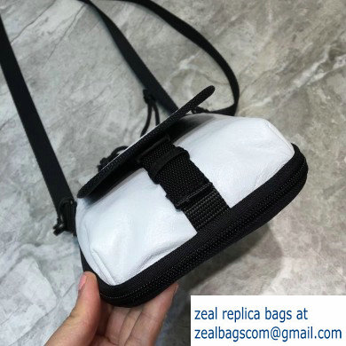 Balenciaga Explorer Crossbody Pouch Bag in Lambskin White