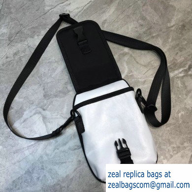 Balenciaga Explorer Crossbody Pouch Bag in Lambskin White