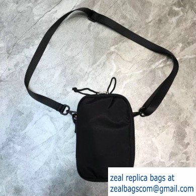 Balenciaga Explorer Crossbody Pouch Bag in Nylon Black - Click Image to Close