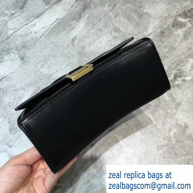 Balenciaga Hourglass XS Top Handle Bag Black/Gold - Click Image to Close