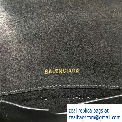 Balenciaga Hourglass XS Top Handle Bag Black/Gold - Click Image to Close