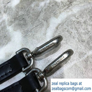 Balenciaga Hourglass XS Top Handle Bag Black/Silver - Click Image to Close
