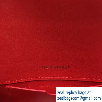 Balenciaga Hourglass XS Top Handle Bag Red/Gold - Click Image to Close