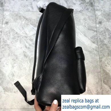 Balenciaga Lambskin Explorer Backpack Bag Black/Red Logo