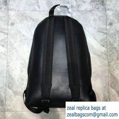 Balenciaga Lambskin Explorer Backpack Bag Black/Red Logo - Click Image to Close