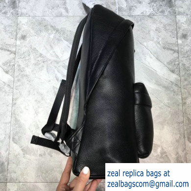 Balenciaga Lambskin Explorer Backpack Bag Black/White Logo