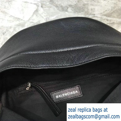 Balenciaga Lambskin Explorer Backpack Bag Black/White Logo