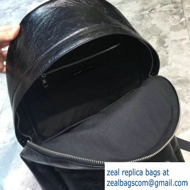 Balenciaga Lambskin Explorer Backpack Medium Bag B. Black