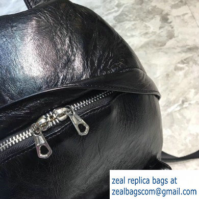 Balenciaga Lambskin Explorer Backpack Medium Bag B. Black