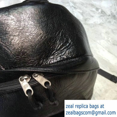 Balenciaga Lambskin Explorer Backpack Medium Bag Black - Click Image to Close