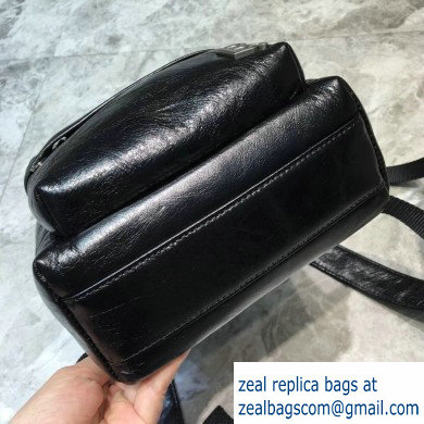 Balenciaga Lambskin Explorer Backpack Small Bag B. Black