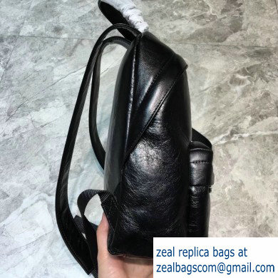 Balenciaga Lambskin Explorer Backpack Small Bag B. Black