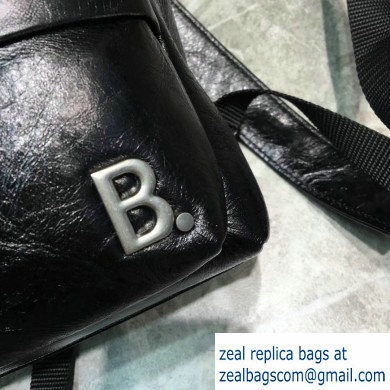 Balenciaga Lambskin Explorer Backpack Small Bag B. Black - Click Image to Close