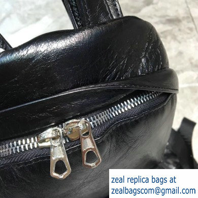 Balenciaga Lambskin Explorer Backpack Small Bag B. Black - Click Image to Close