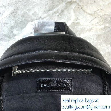 Balenciaga Lambskin Explorer Backpack Small Bag B. Black - Click Image to Close