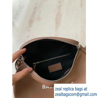 Balenciaga Logo Crossbody Bag with Canvas Strap Camel - Click Image to Close