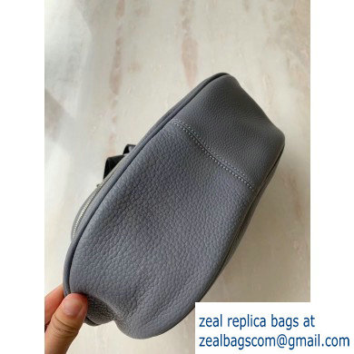 Balenciaga Logo Crossbody Bag with Canvas Strap Gray