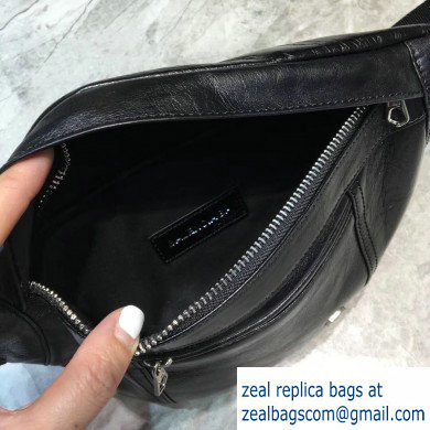 Balenciaga Nappa Leather B. Belt Pack Bag Black