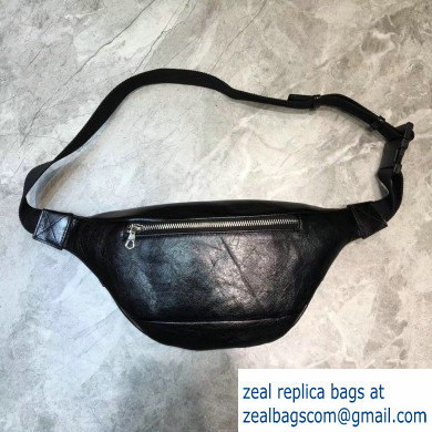 Balenciaga Nappa Leather B. Belt Pack Bag Black - Click Image to Close