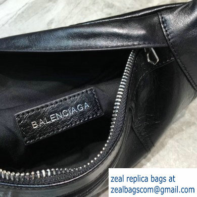 Balenciaga Nappa Leather B. Belt Pack Bag Black