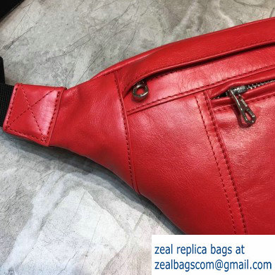 Balenciaga Nappa Leather B. Belt Pack Bag Red - Click Image to Close